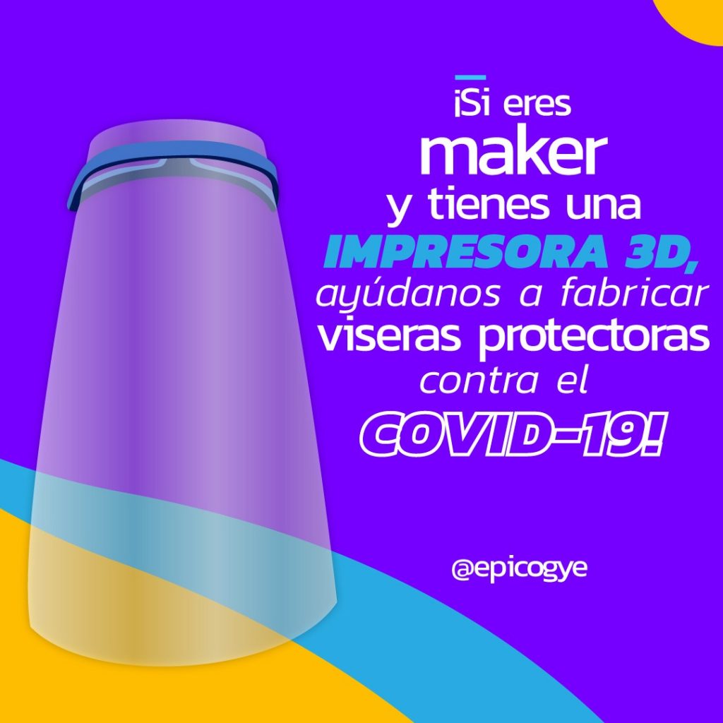 ayudanos a producir más viseras 3d