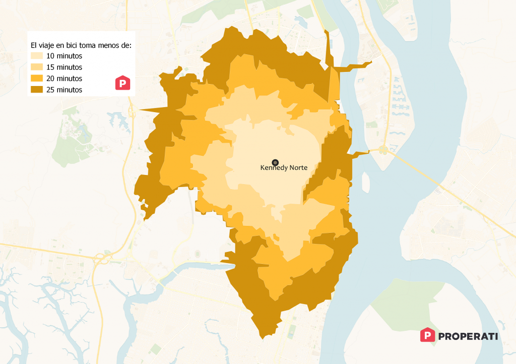 mapa kennedy gye bici properati