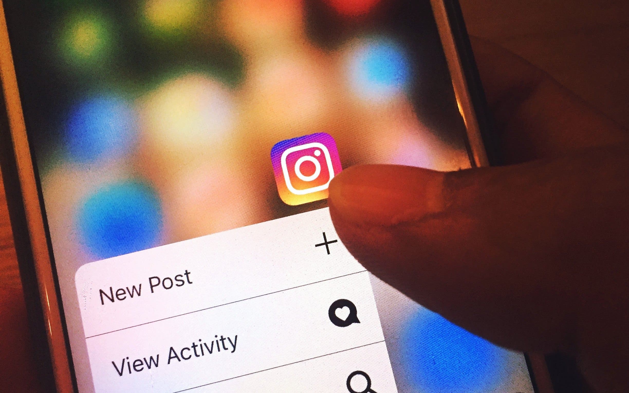 instagram opciones