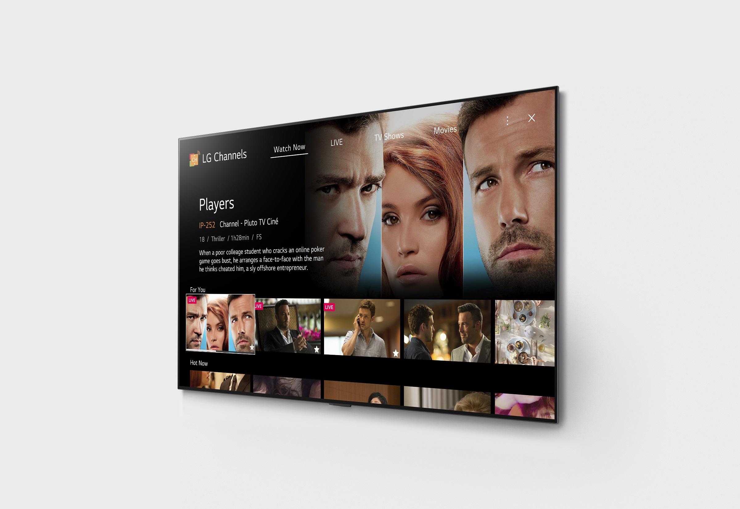 lg channels 65g1 2 pluto