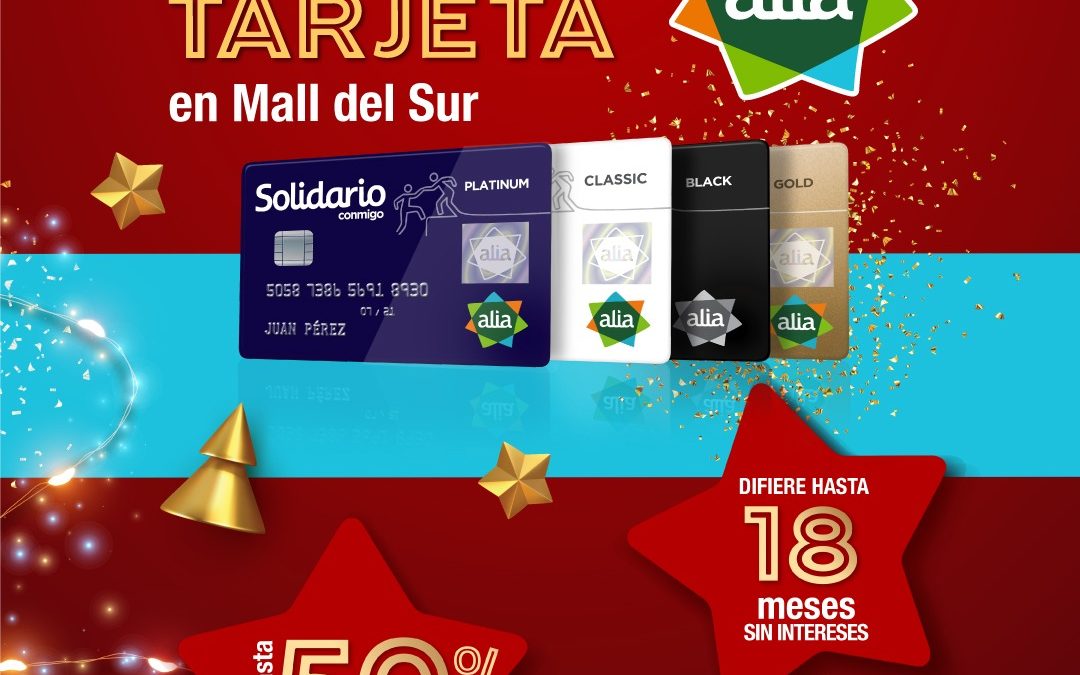 dIas tarjeta alia en mall del sur 1