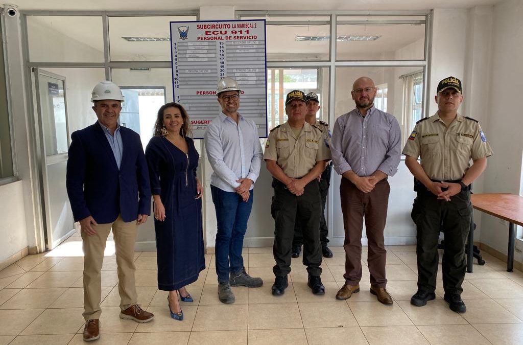 empresa privada aporta con la seguridad de quito